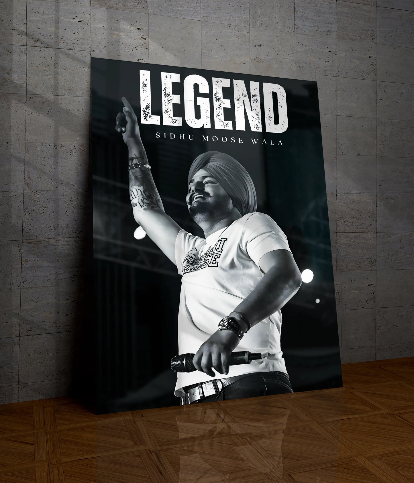 Legend – Sidhu Moose Wala Iconic Metal Poster Main Image - Everanta
