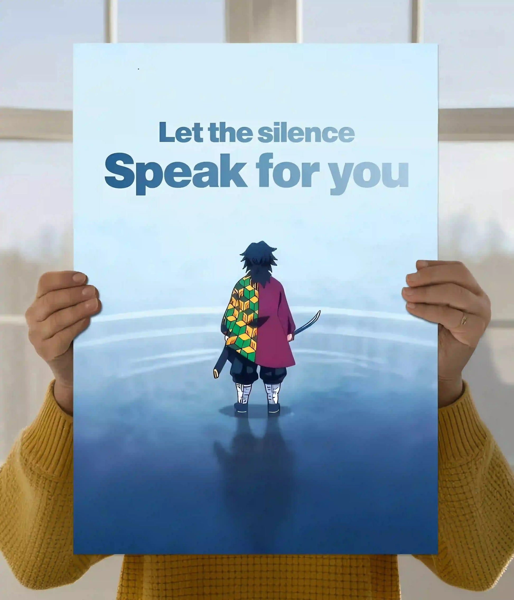 Let the Silence Speak Demon Slayer Wall Poster Main Image - Everanta