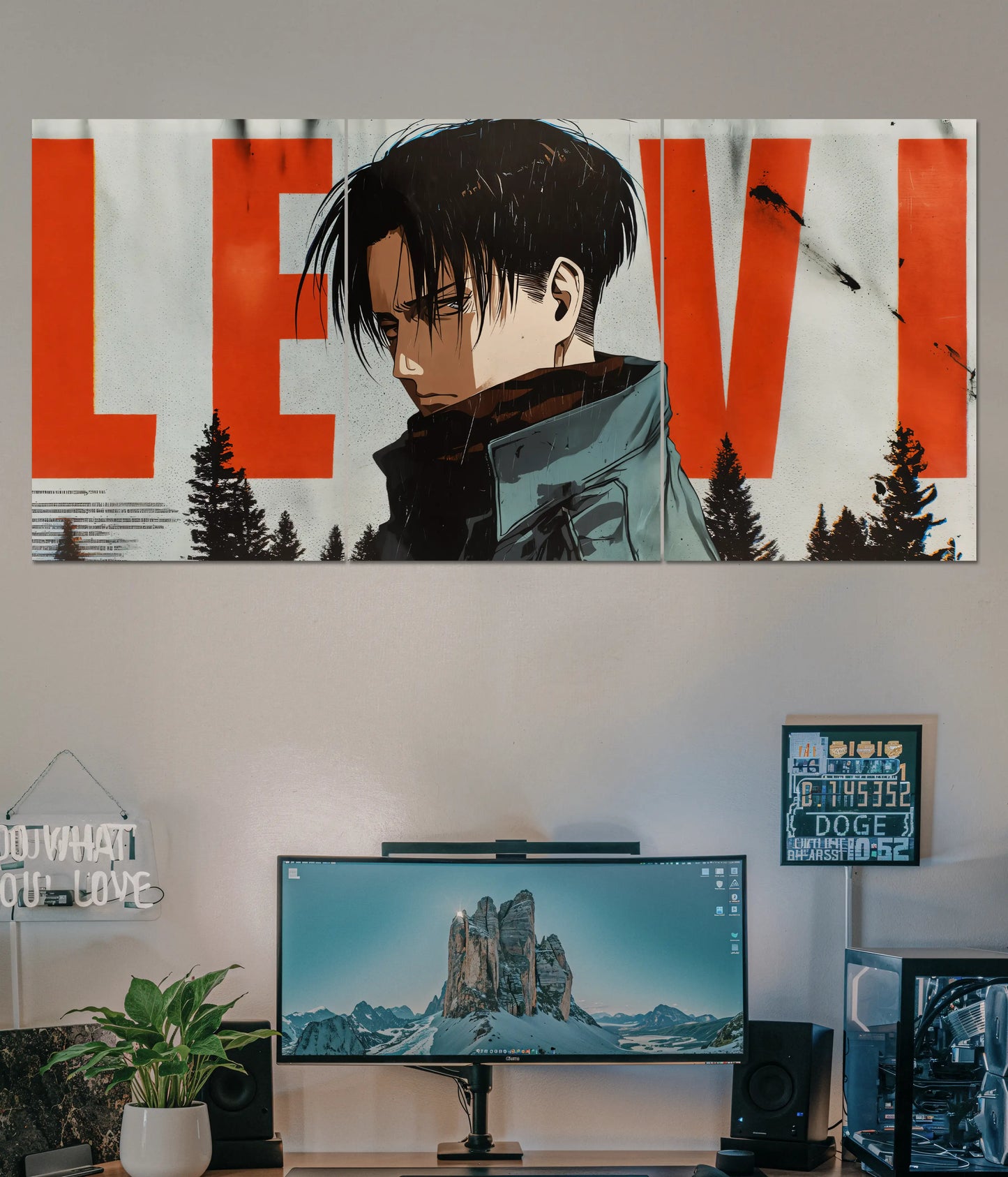 Levi Ackerman Split Poster Main Image - Everanta