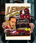 Lewis Hamilton – 44 The Legend F1 Racing Poster