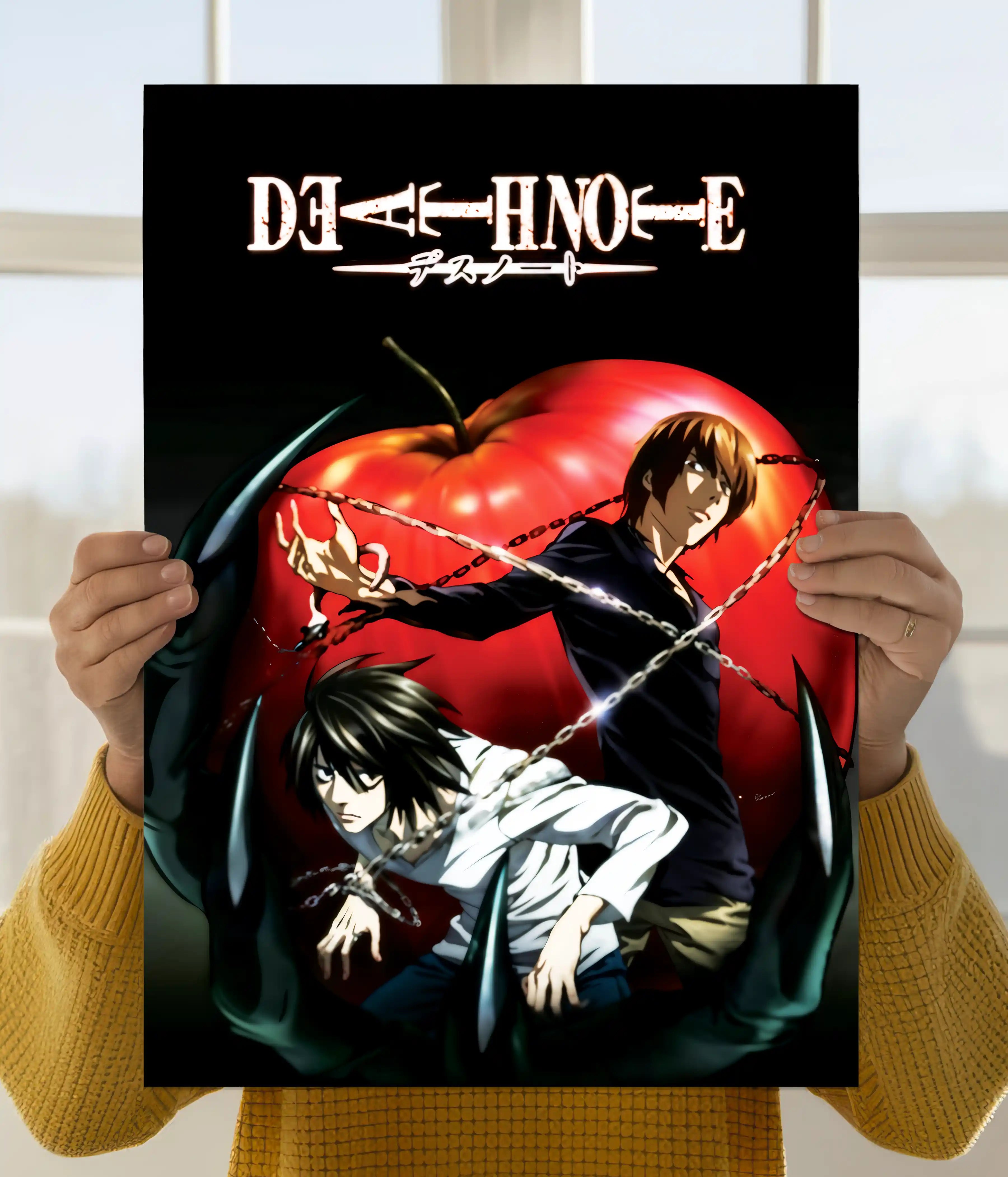 Light vs L – Death Note Anime Wall Poster | Everanta