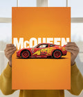 Lightning McQueen Car Poster