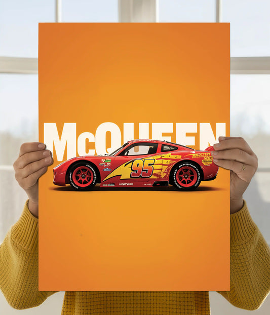 Lightning McQueen Car Poster Main Image - Everanta
