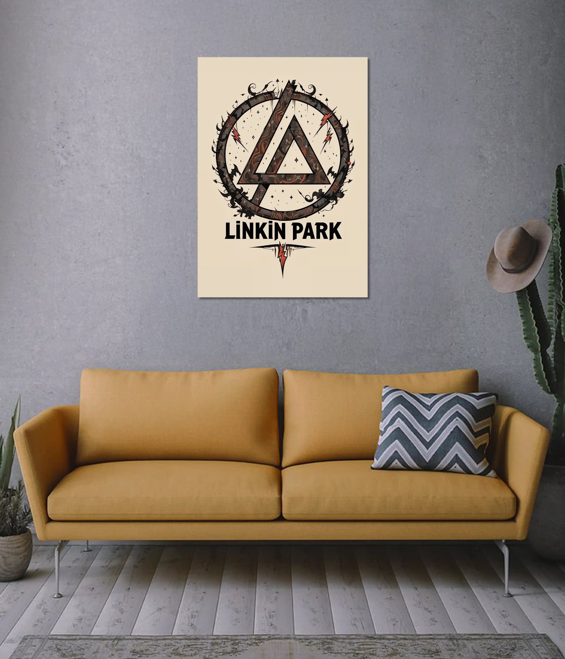 Linkin Park Logo Poster on Wall - Everanta