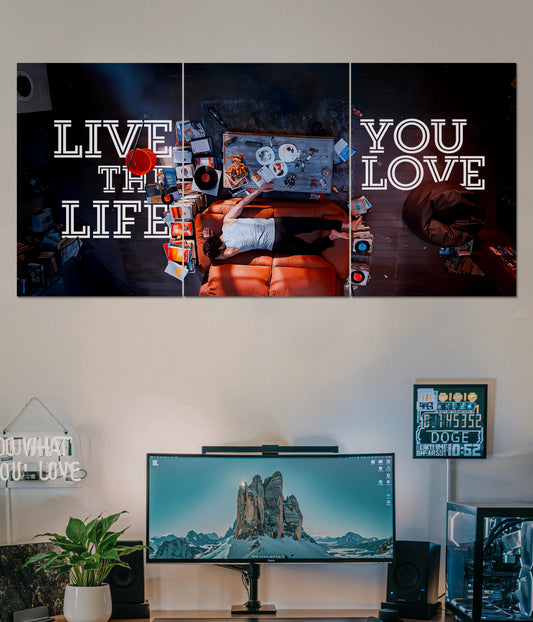 Live the Life You Love – Split Wall Poster Main Image - Everanta