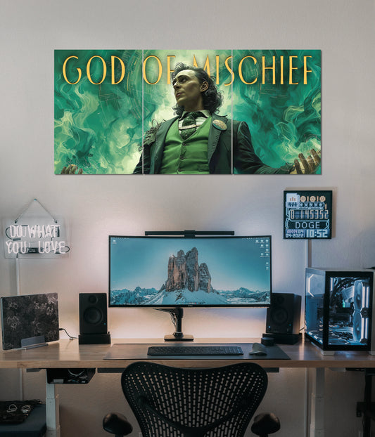 Loki – God of Mischief Split Wall Poster - Everanta