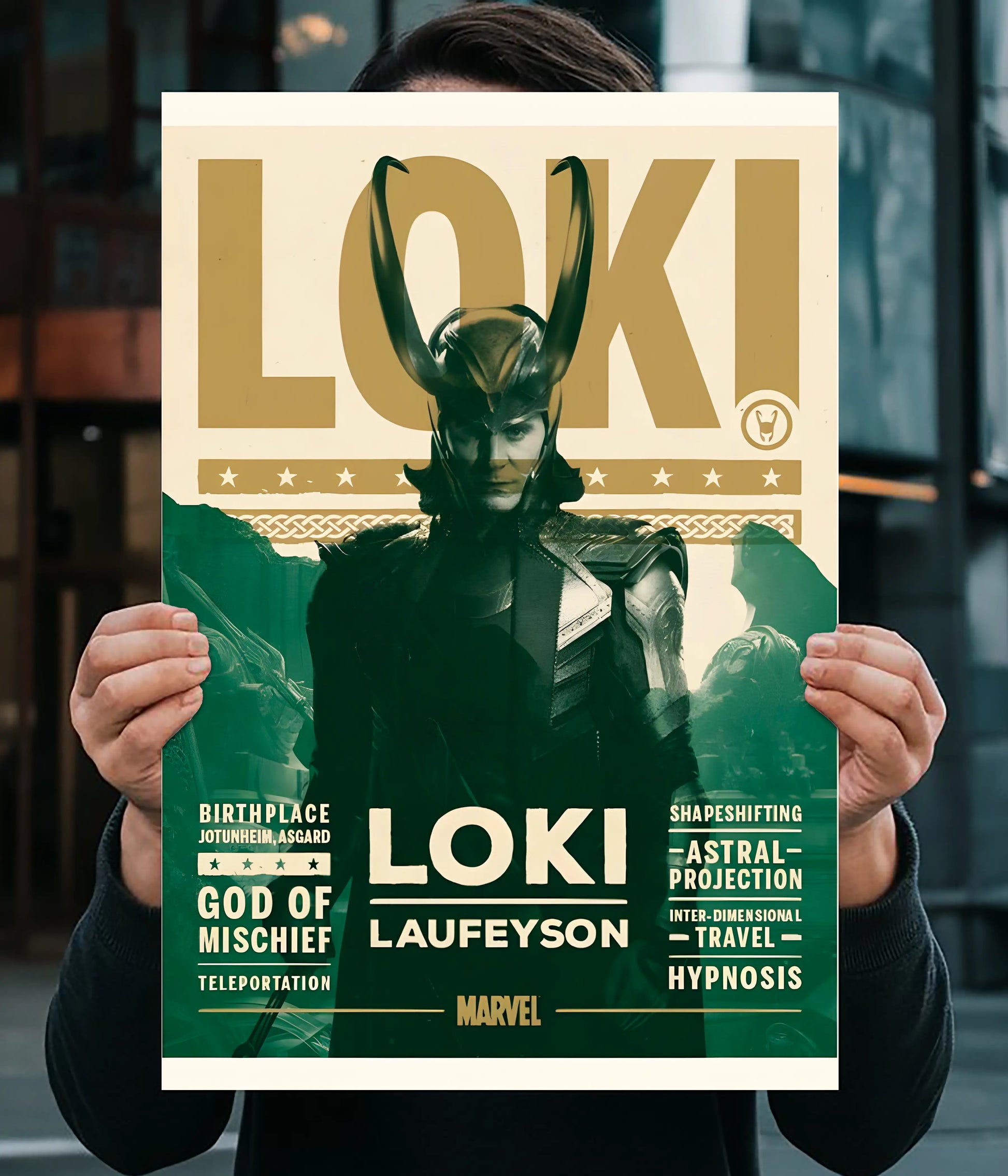 Loki Laufeyson – God of Mischief Marvel Wall Poster Main Image - Everanta