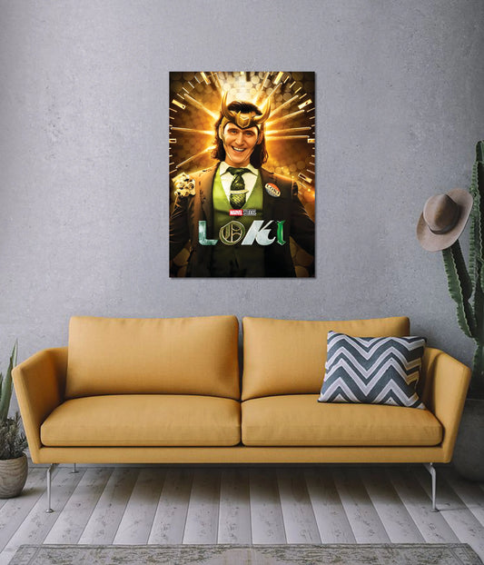 Loki President Variant Poster on Wall - Everanta