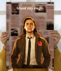 Loki “Trust My Rage” – Marvel Wall Poster