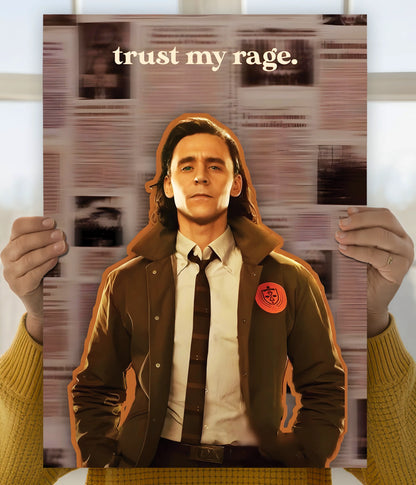 Loki “Trust My Rage” – Marvel Wall Poster Main Image - Everanta