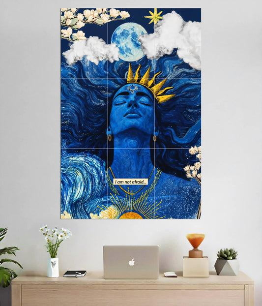 Lord Shiva Cosmic Energy 9-Piece Split Poster Main Image - Everanta