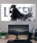 Luffy Black & White | One Piece Split Poster