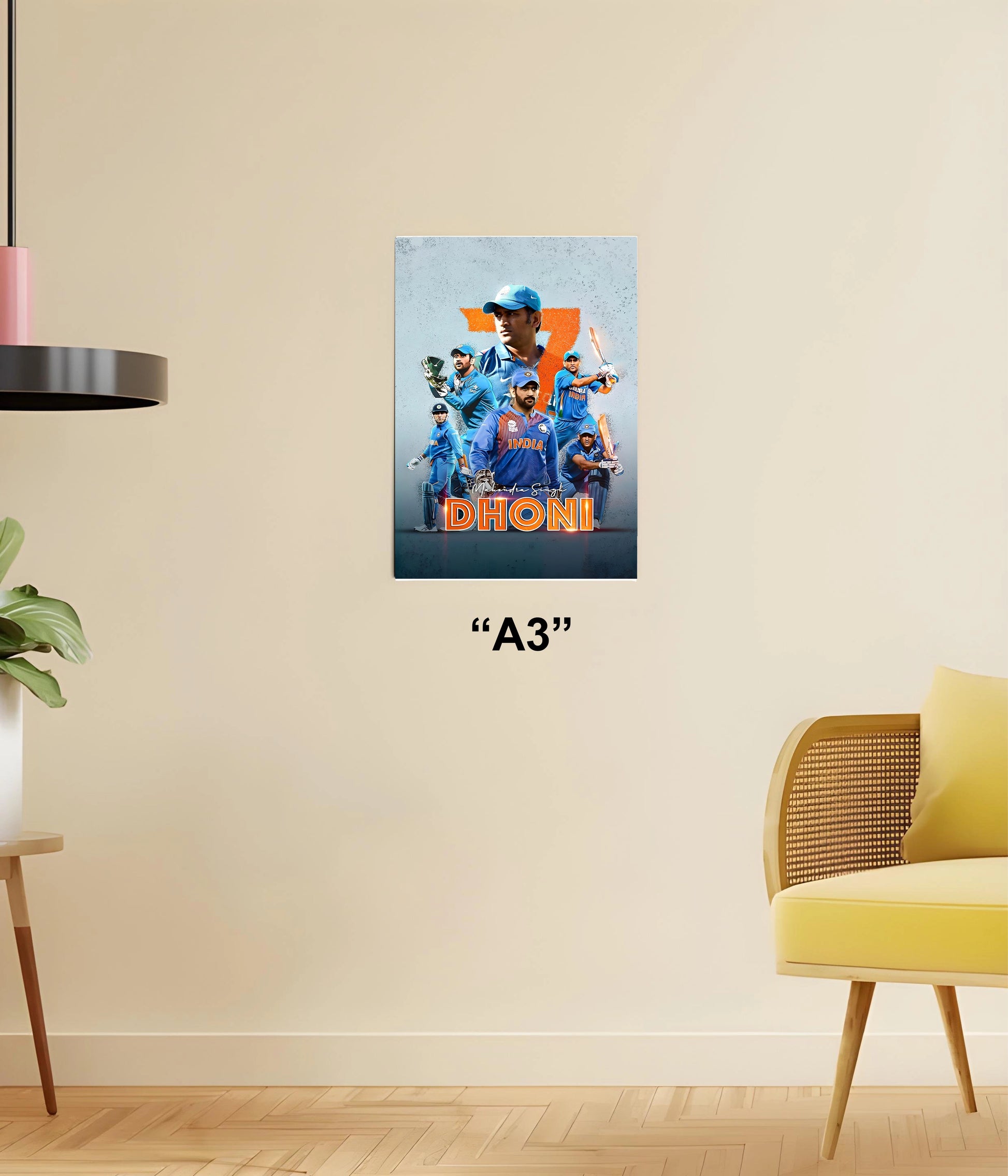 MS Dhoni – The Finisher Poster A3 Size - Everanta