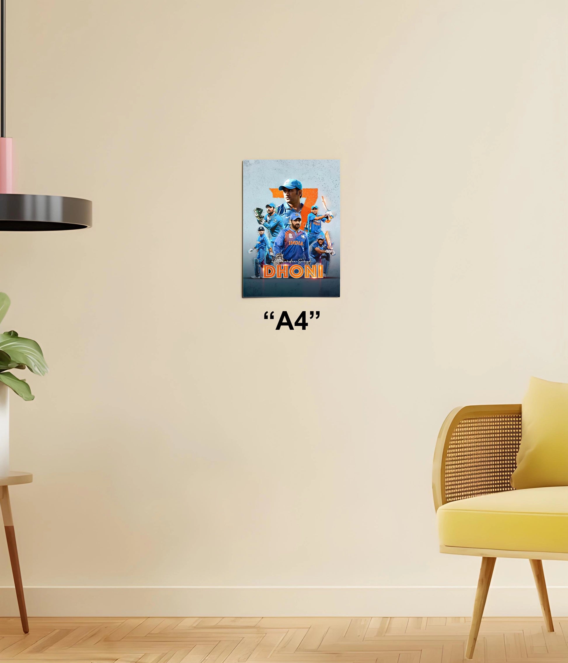 MS Dhoni – The Finisher Poster A4 Size - Everanta