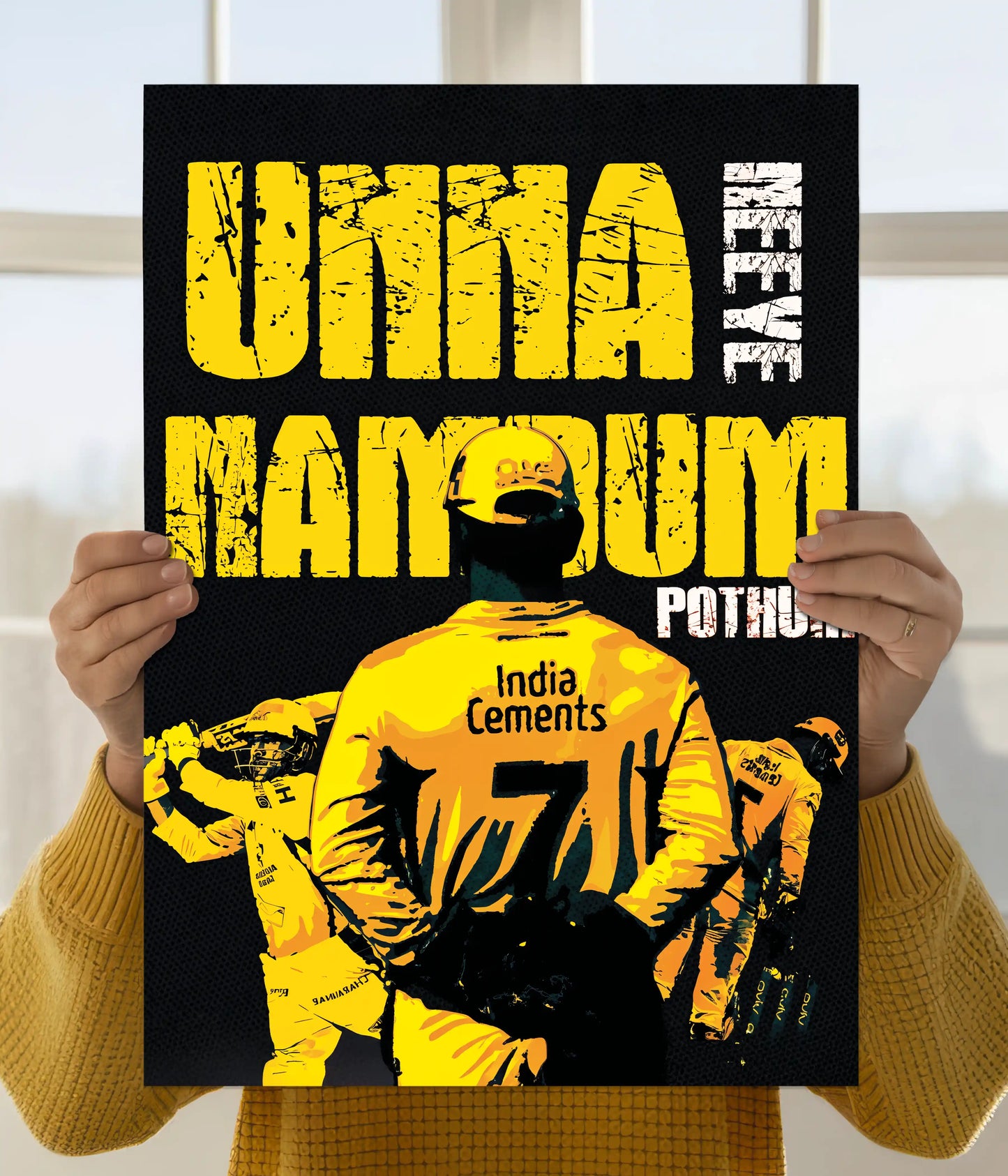 MS Dhoni “Unna Madom Pothum” Cricket Poster Main Image - Everanta