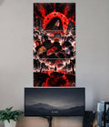 Madara Uchiha Akatsuki Red Moon Split Poster