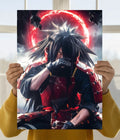 Madara Uchiha Power Aura Wall Poster