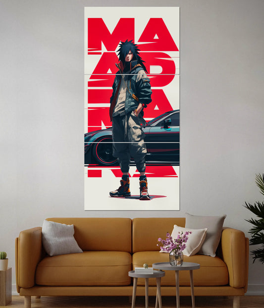 Madara Uchiha Street Style Split Poster - Everanta