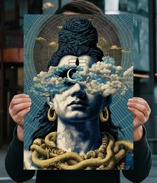 Mahadev – Cosmic Consciousness Wall Poster Main Image - Everanta