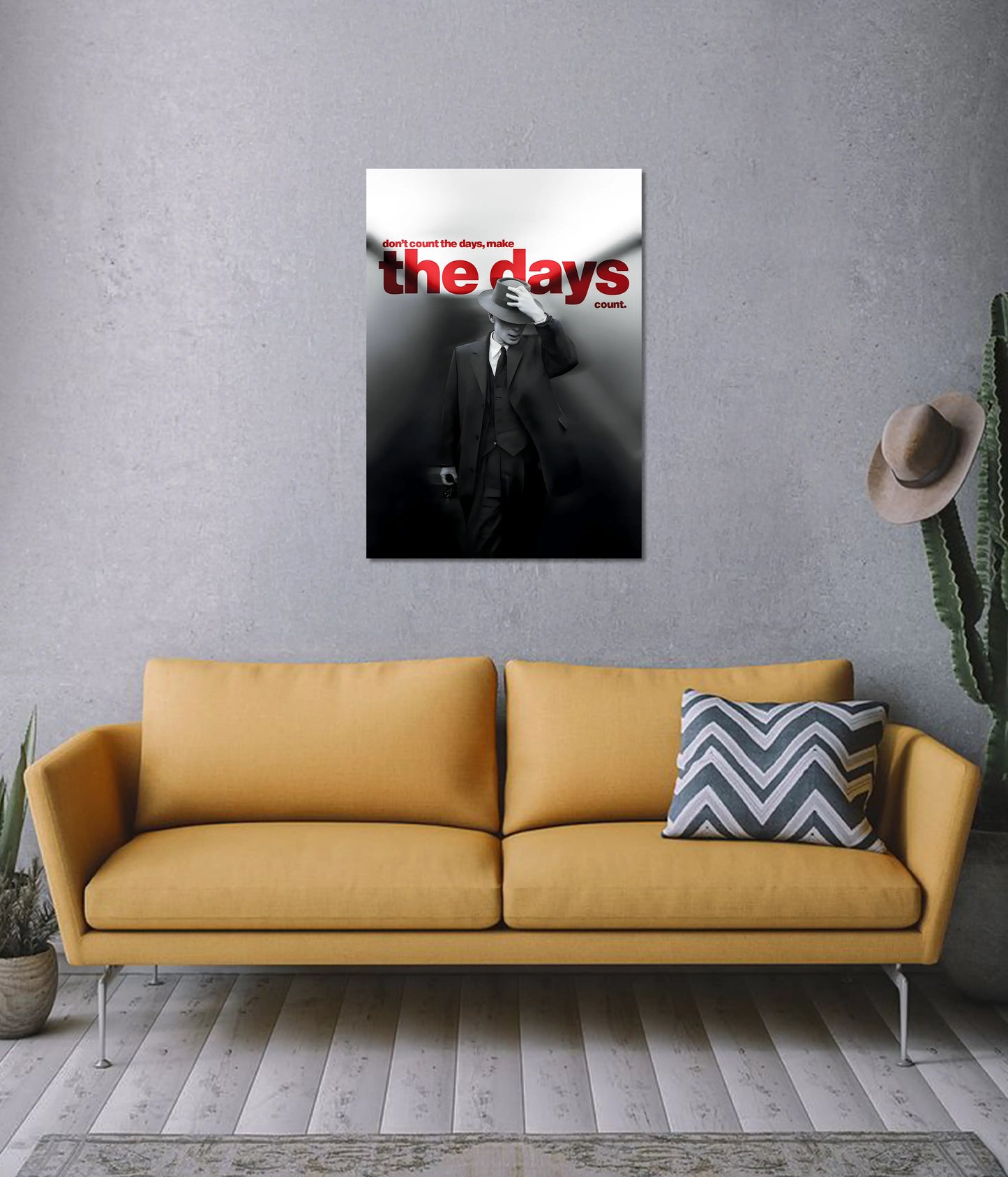 Make the Days Count – Motivational Wall Poster on Wall - Everanta