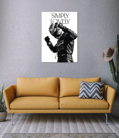 Max Verstappen – Simply Lovely F1 Racing Poster on Wall - Everanta