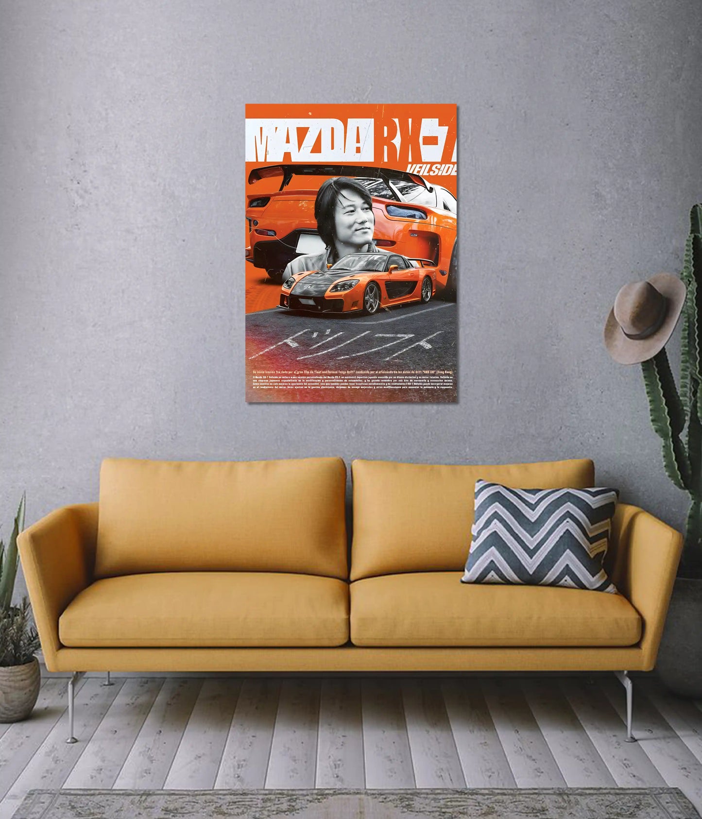 Mazda RX-7 Veilside – JDM Legend Car Wall Poster on Wall - Everanta