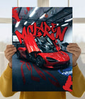McLaren 720S Hypercar Wall Poster