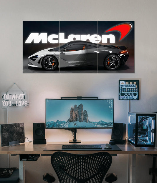 McLaren Supercar – Sleek Split Wall Poster  - Everanta