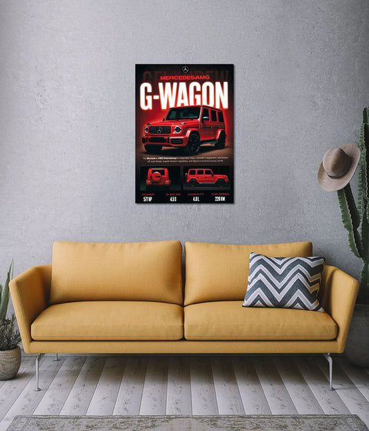 Mercedes-AMG G-Wagon – Luxury Off-Road Beast Wall Poster - Everanta
