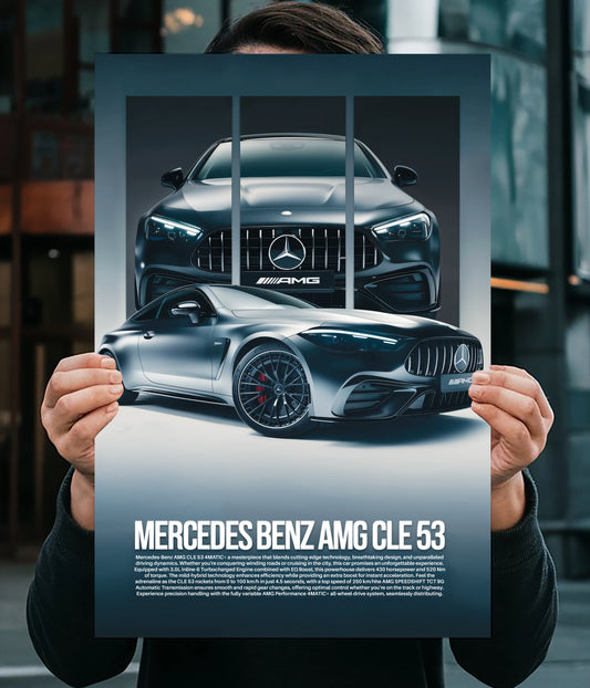 Mercedes-Benz AMG CLE 53 – Luxury Performance Wall Poster