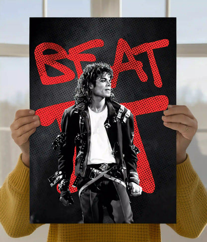 Michael Jackson “Beat It” Wall Poster Main Image - Everanta