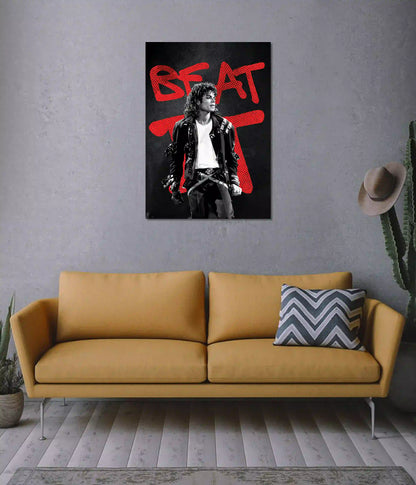 Michael Jackson “Beat It” Wall Poster on Wall - Everanta