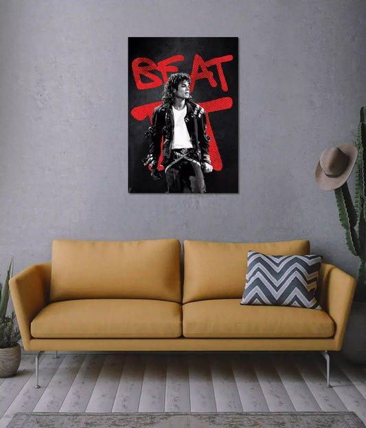 Michael Jackson “Beat It” Wall Poster on Wall - Everanta