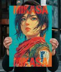 Mikasa Ackerman Attack on Titan Wall Poster