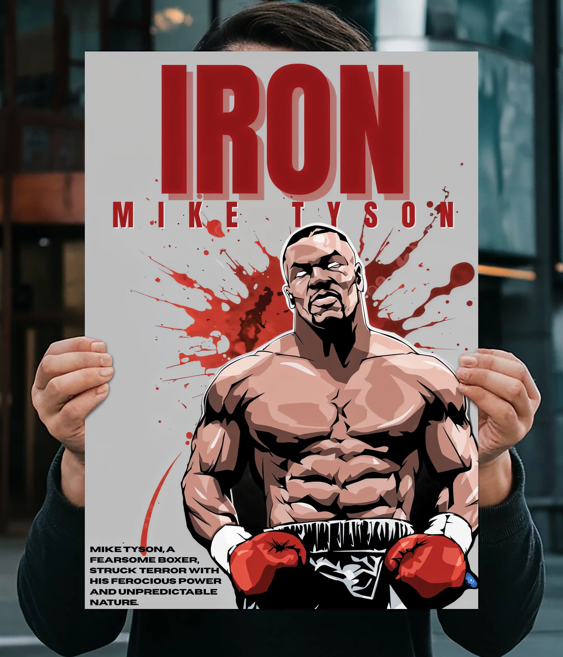 Mike Tyson Iron Champion Poster Main Image - Everanta