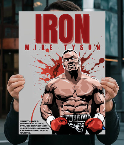 Mike Tyson Iron Champion Poster Main Image - Everanta