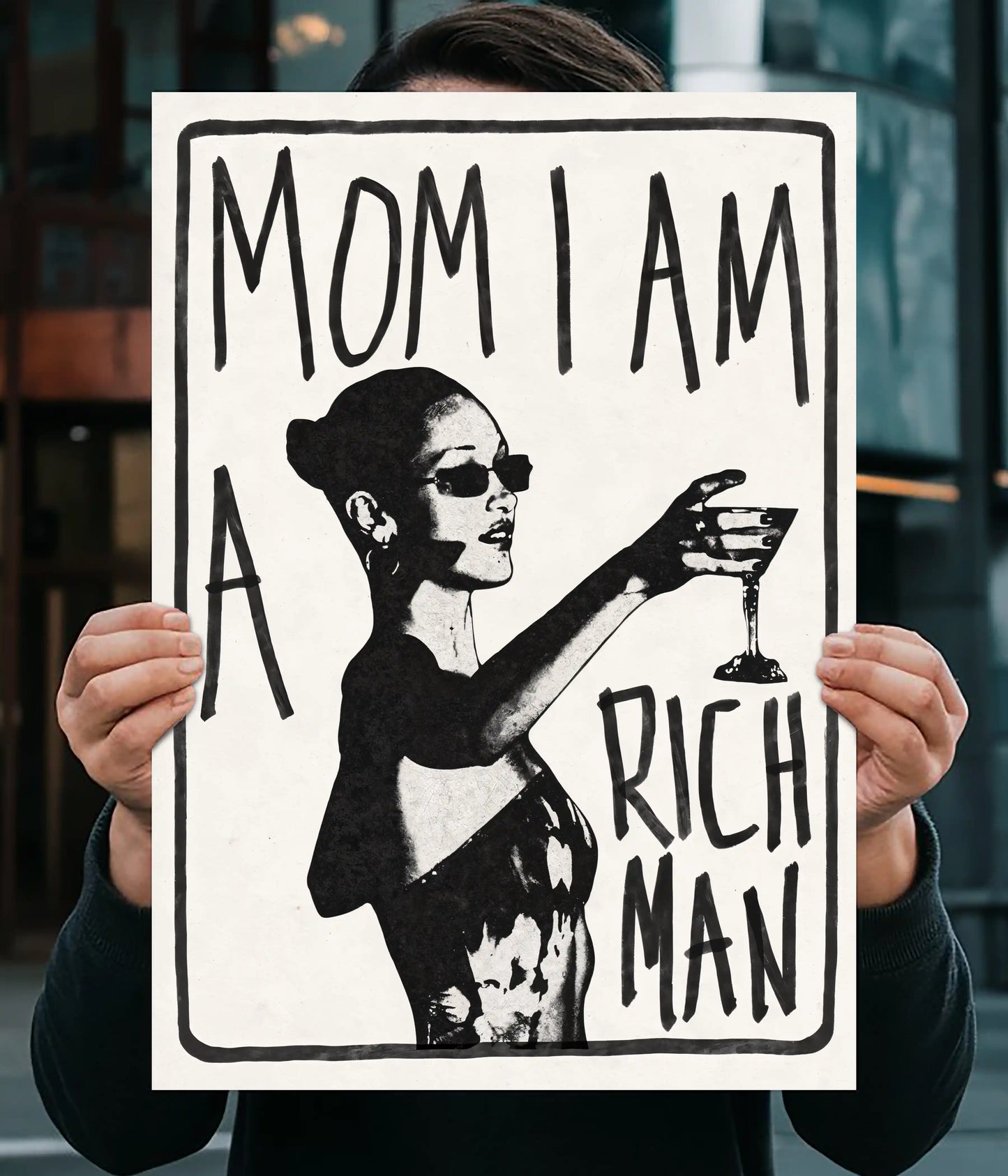 Mom I Am a Rich Man Poster Main Image - Everanta