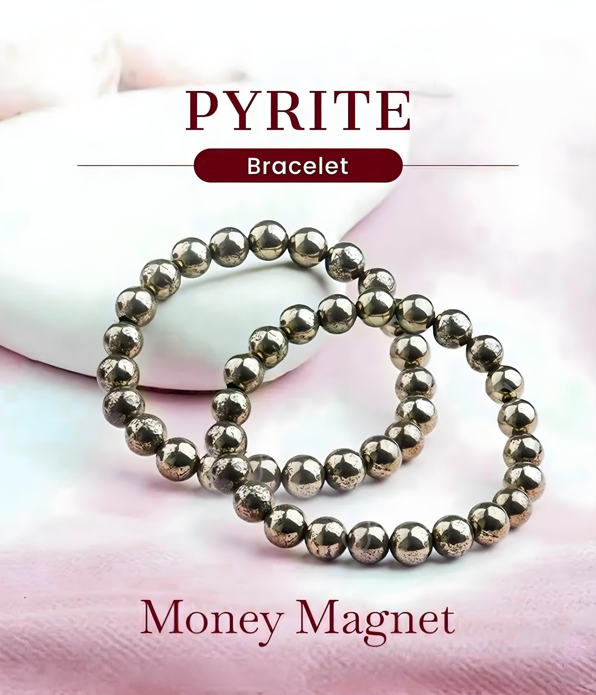 Buy Money Magnet Pyrite Crystal Bracelet For Wealth & Success - Everanta