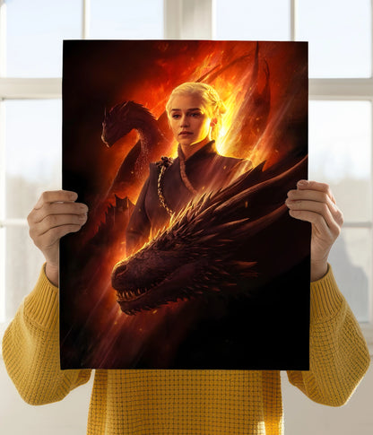 Mother of Dragons – Game of Thrones Poster Holding Image - Everanta
