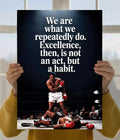 Muhammad Ali Excellence Is a Habit Motivational Poster