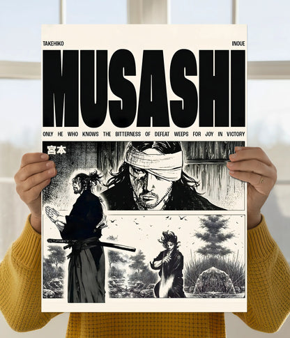 Musashi Samurai Manga Poster Main Image - Everanta