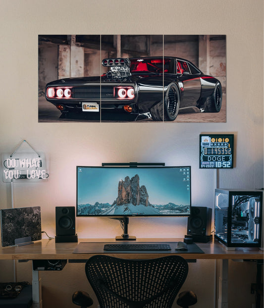 Muscle Machine Car Split Poster Set Main Image - Everanta