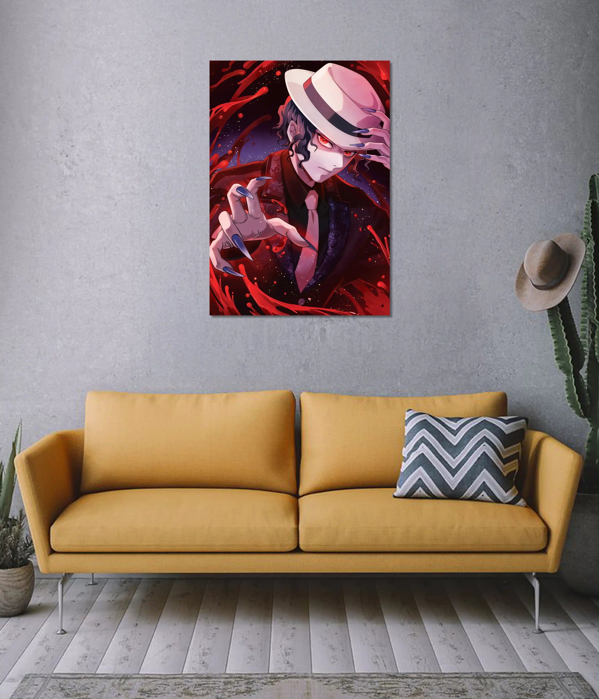 Muzan Kibutsuji – King of Demons Poster on Wall - Everanta