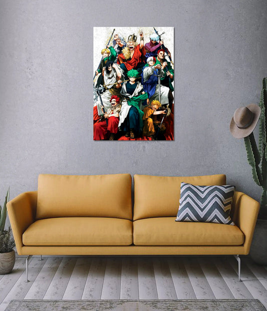 My Hero Academia Hero Squad Poster on Wall - Everanta
