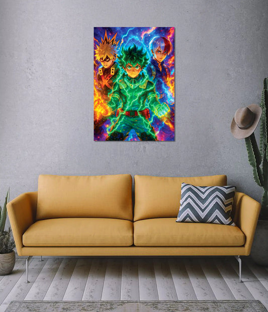 My Hero Academia – Ultimate Trio Power Poster on Wall - Everanta