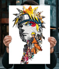 Naruto Evolution Collage Art Poster