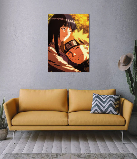 Naruto & Hinata Love Anime Poster on Wall - Everanta