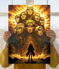 Naruto Hokage Mountain Legacy Poster