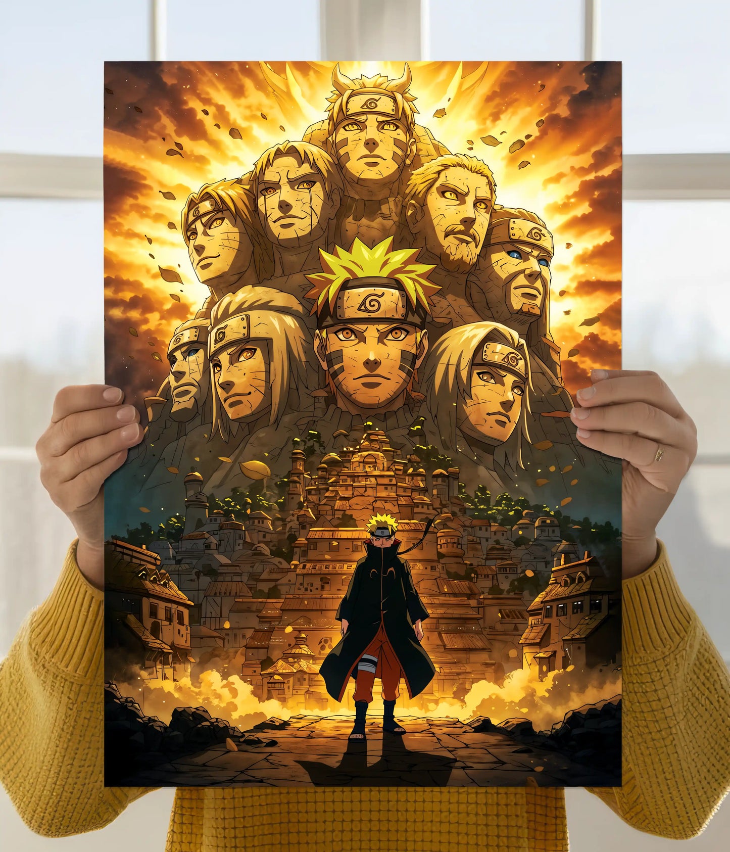 Naruto Hokage Mountain Legacy Poster Main Image - Everanta
