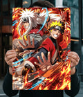 Naruto & Jiraiya Fire Chakra Poster